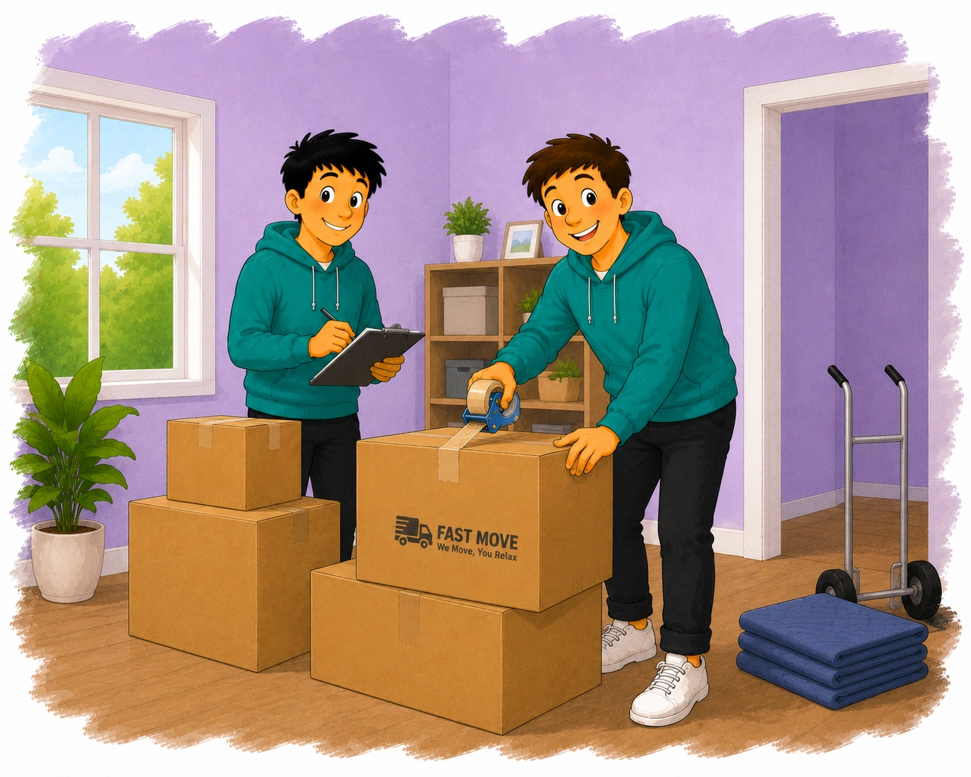 Packing services London for boxes and fragile items
